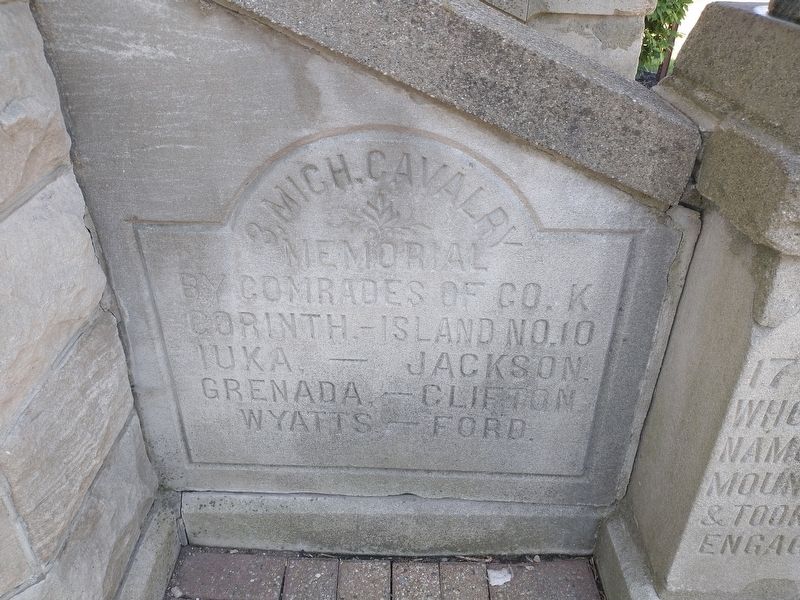 Dundee Civil War Gazebo Marker. Click for full size. Dundee Civil War Gazebo Marker image. Click for full size.