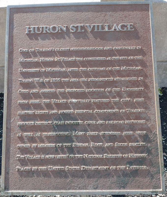 Hurron St. Village Marker. Click for full size. Hurron St. Village Marker image. Click for full size.