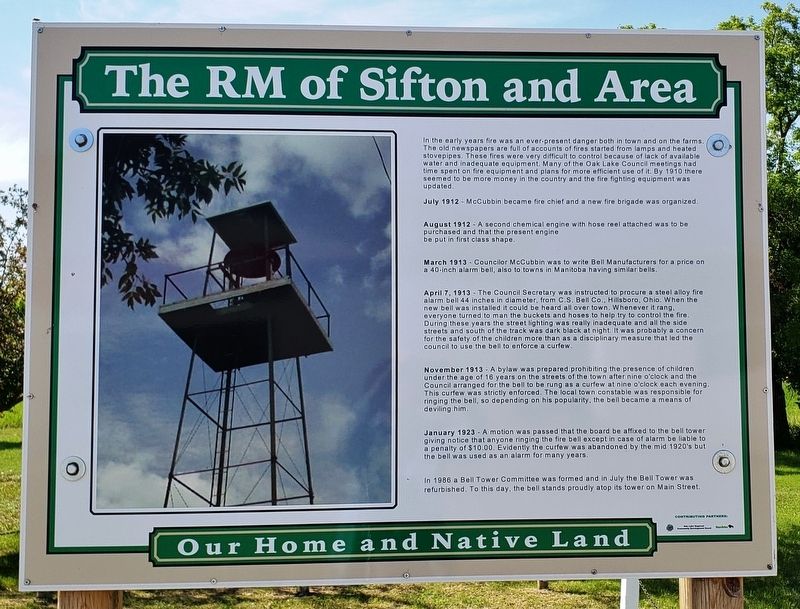 The RM of Sifton and Area Marker. Click for full size. The RM of Sifton and Area Marker image. Click for full size.
