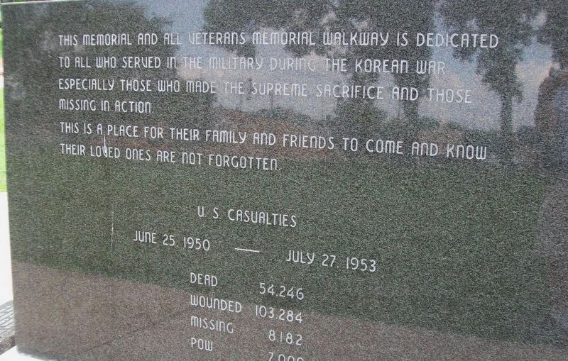 State of Ohio Korean War Memorial Dedication image. Click for full size.