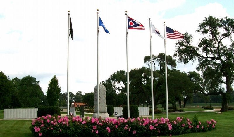 State of Ohio Korean War Memorial. Click for full size. State of Ohio Korean War Memorial image. Click for full size.