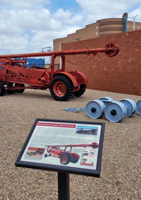 Allis-Chalmers/Cooper Winch Tractor Marker image. Click for full size.