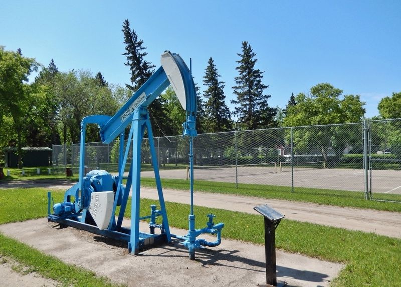 Virden's Oil Heritage Marker. Click for full size. Virden's Oil Heritage Marker image. Click for full size.