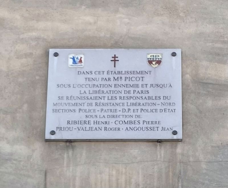 Meeting Place of Resistance Lib�ration-Nord Marker image. Click for full size.