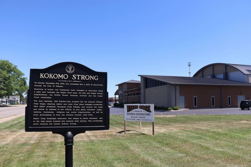 Kokomo Strong Marker image. Click for full size.