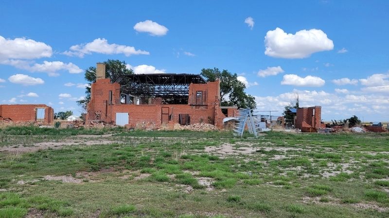 The view of the old school building. Click for full size. The view of the old school building image. Click for full size.