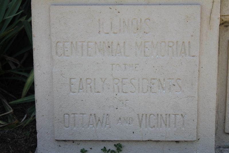 Centennial Memorial Ottawa Illinois Marker image. Click for full size.