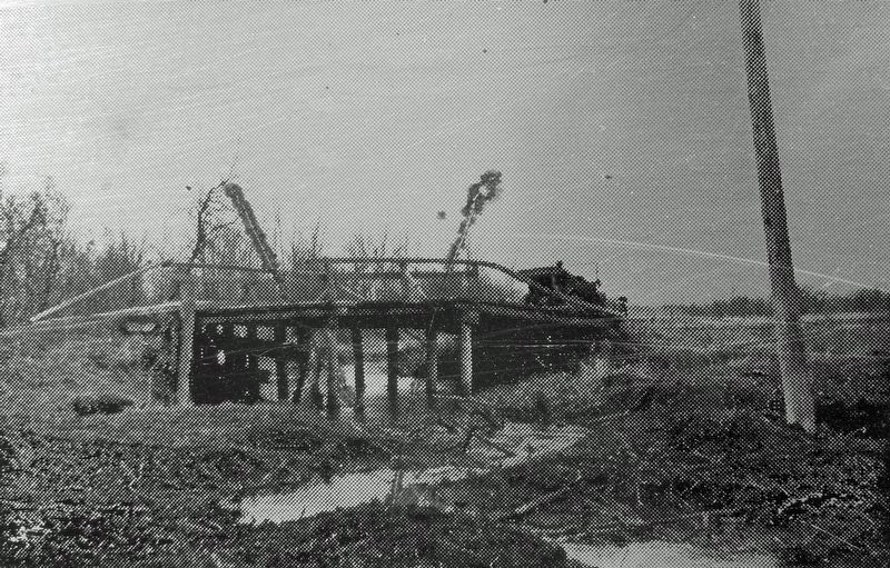 Marker detail: Bridge, P.T.H. 10, near Dauphin, 1918<br>Un pont, R.P.G.C. n° 10, Dauphin, 1918. Click for full size. Marker detail: Bridge, P.T.H. 10, near Dauphin, 1918<br>Un pont, R.P.G.C. n° 10, Dauphin, 1918 image. Click for full size.