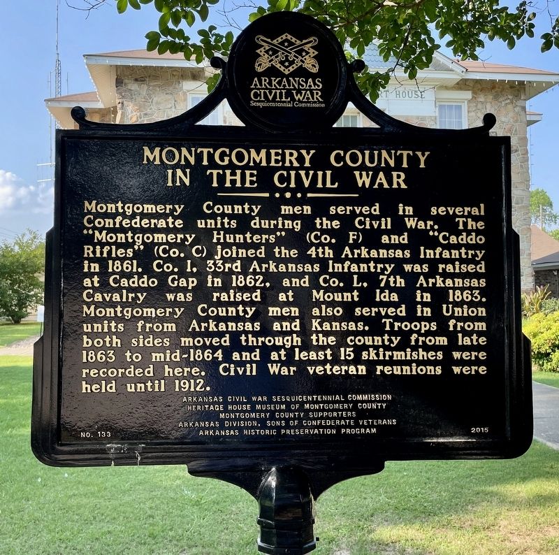 Montgomery County in the Civil War Marker image. Click for full size.