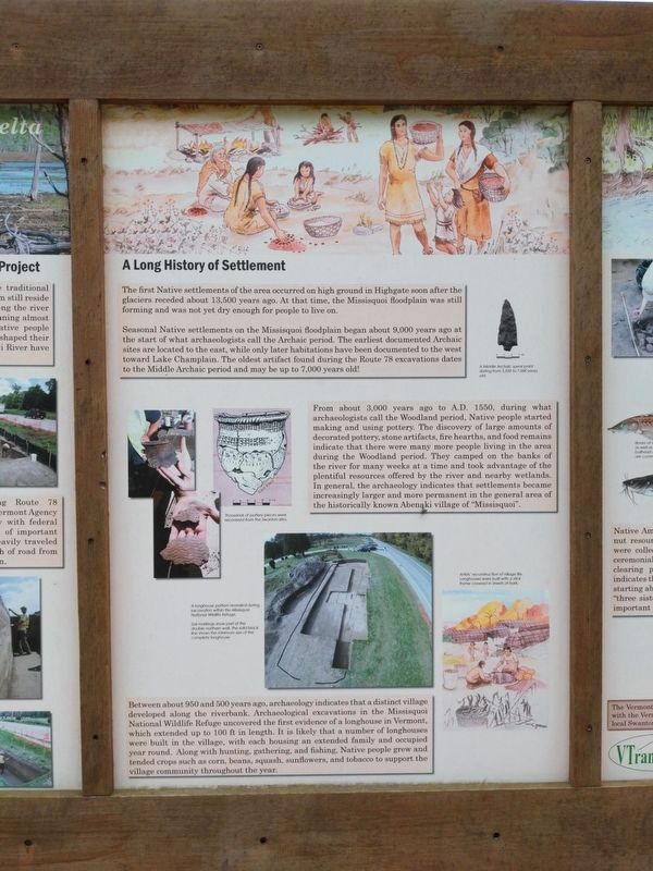 First People of the Missisquoi Delta Marker. Click for full size. First People of the Missisquoi Delta Marker image. Click for full size.