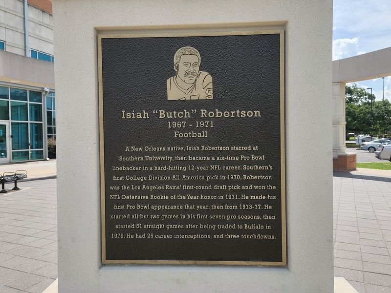 Isiah "Butch" Robertson Marker image. Click for full size.