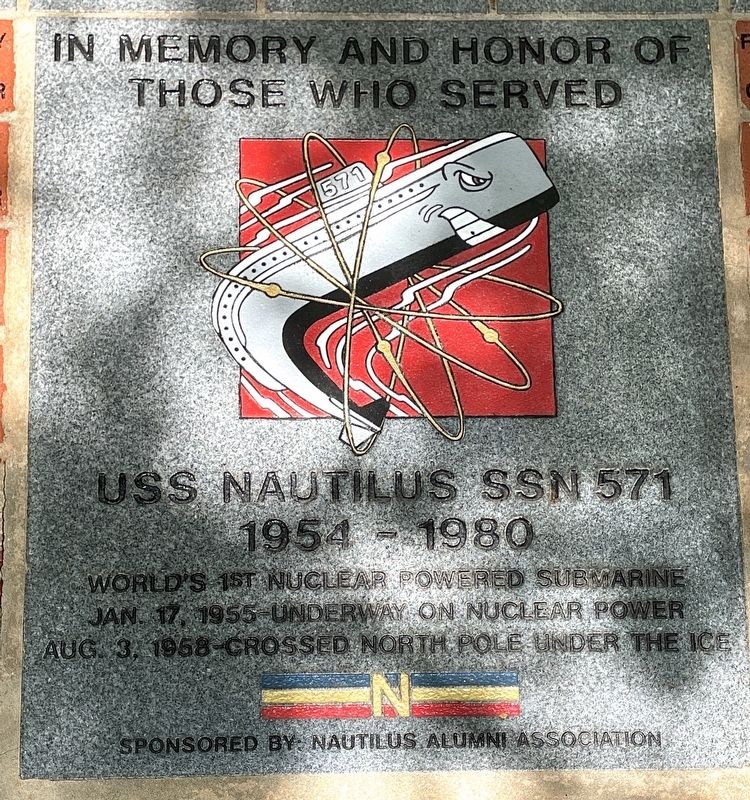 USS Nautilus SSN 571 Marker image. Click for full size.