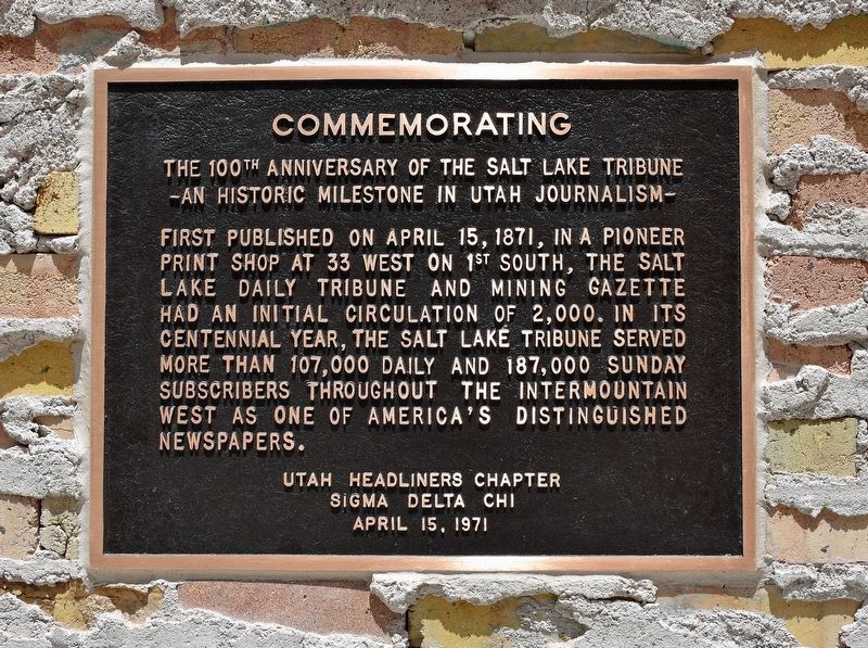 Close-up of the marker. image. Click for full size.