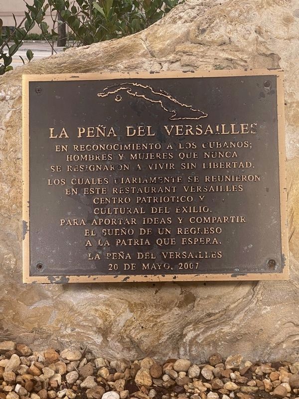 La Pea Versailles Marker image. Click for full size.