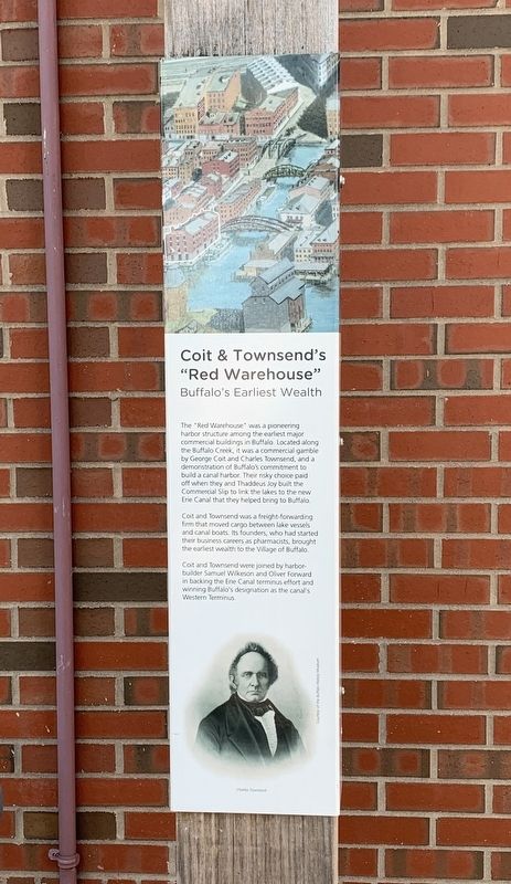 Coits and Townsend�s �Red� Warehouse Marker image. Click for full size.