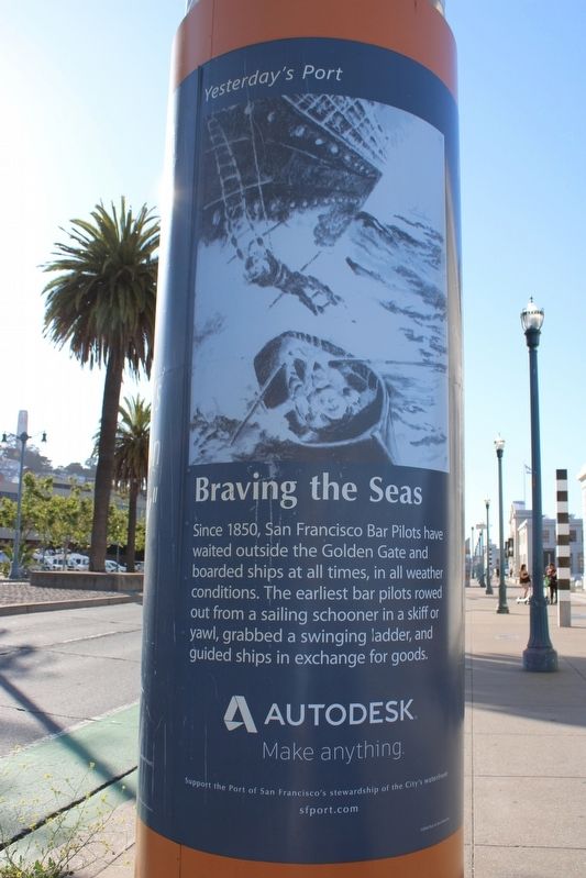 Braving the Seas Marker image. Click for full size.