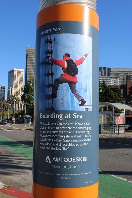 Braving the Seas Marker image. Click for full size.