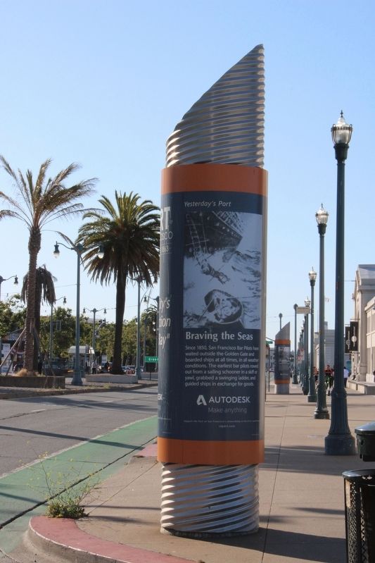 Braving the Seas Marker image. Click for full size.
