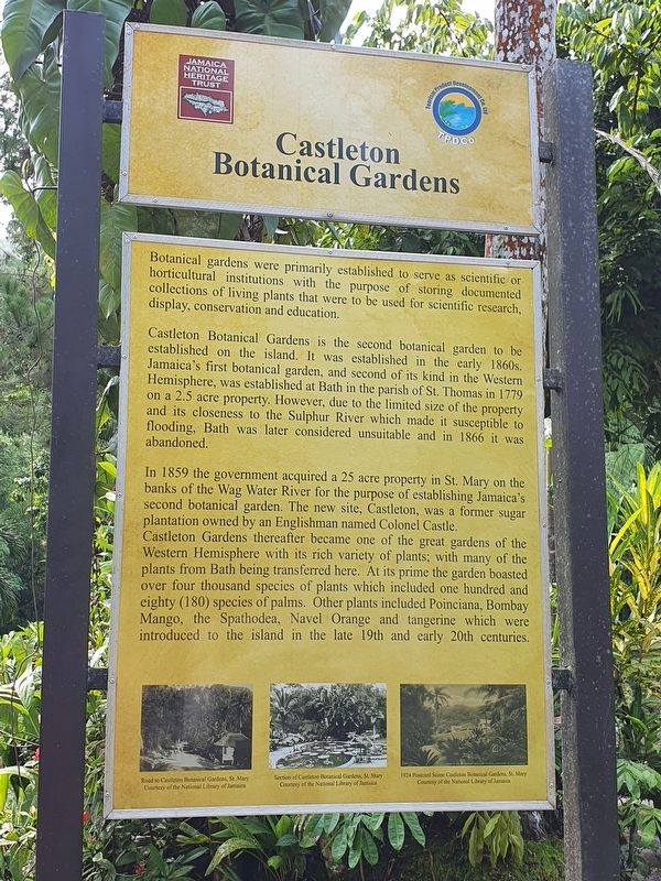 Castleton Botanical Gardens Marker image. Click for full size.