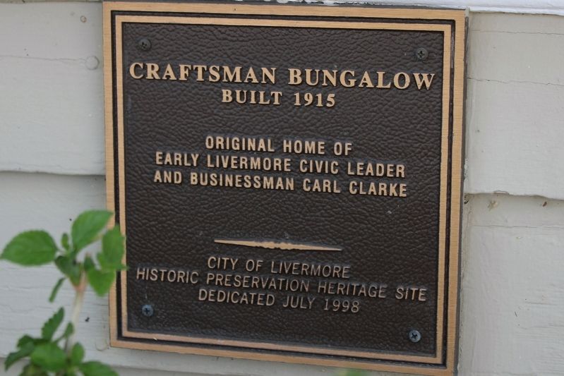 Craftsman Bungalow Marker image. Click for full size.