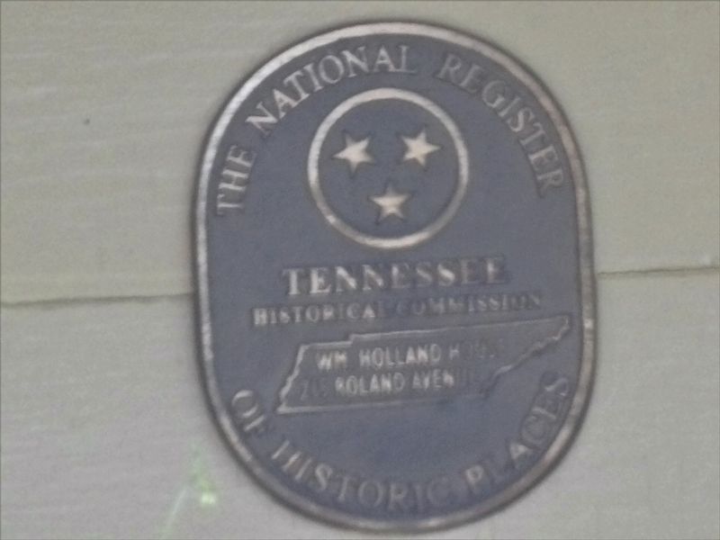 Wm. Holland House Marker image. Click for full size.