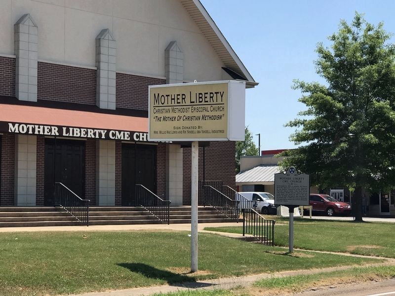 Mother Liberty CME Church Marker image. Click for full size.