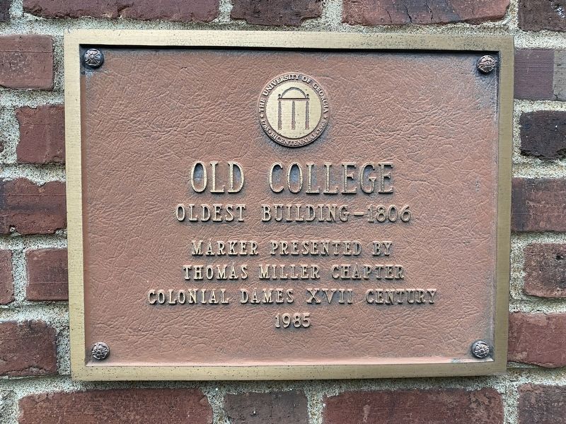 Old College Marker image. Click for full size.