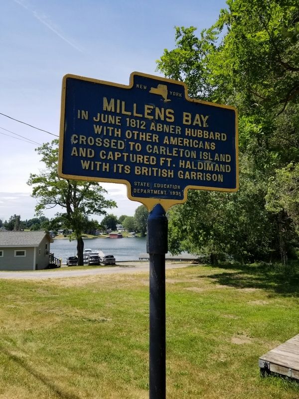 Millens Bay Marker image. Click for full size.