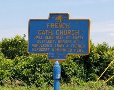 French Cath. Church Marker image. Click for full size.
