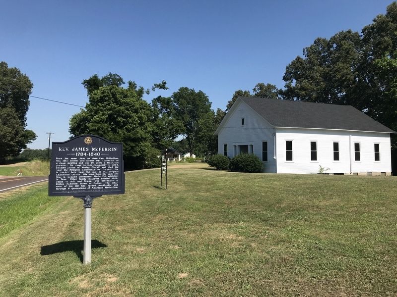 Rev. James McFerrin Marker image. Click for full size.