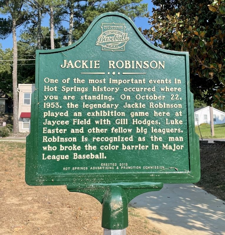 Jackie Robinson Marker image. Click for full size.
