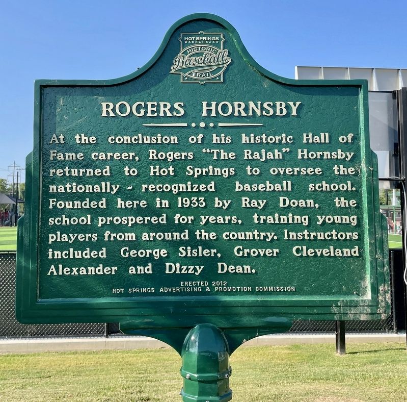 Rogers Hornsby Marker image. Click for full size.