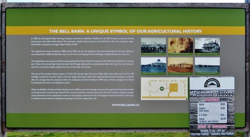 The Bell Barn: A Unique Symbol of Our Agricultural History Marker image. Click for full size.