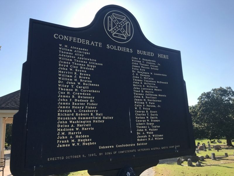 Confederate Soldiers Memorial (side B) image. Click for full size.