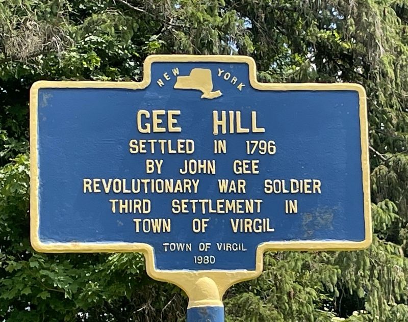 Gee Hill Marker image. Click for full size.