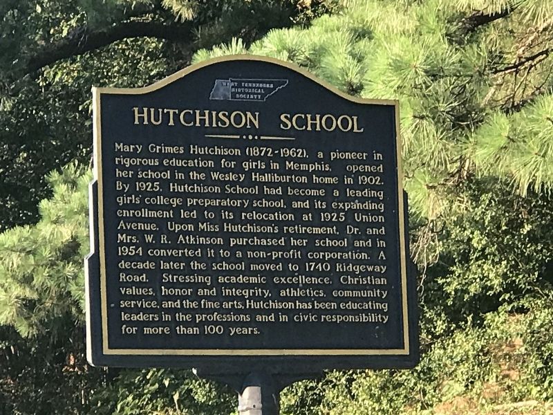 Hutchison School Marker image. Click for full size.