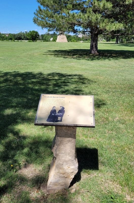 Elizabeth Bacon Custer Marker. Click for full size. Elizabeth Bacon Custer Marker image. Click for full size.