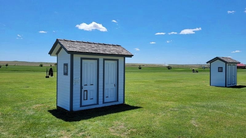 The Outhouses and Marker image. Click for full size.