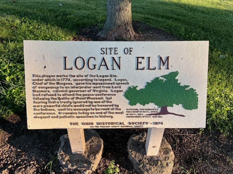 Site of Logan Elm Marker image. Click for full size.