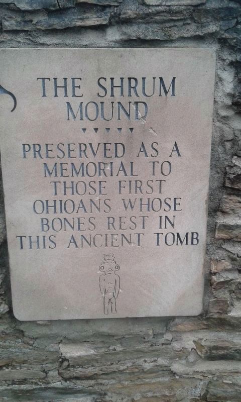 The Shrum Mound sign image. Click for full size.