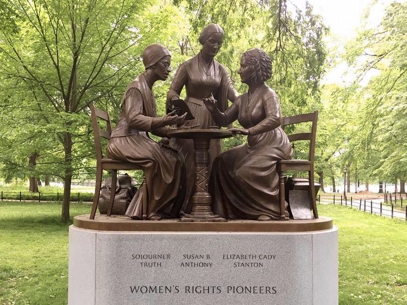 Women's Rights Pioneers Monument image. Click for full size.