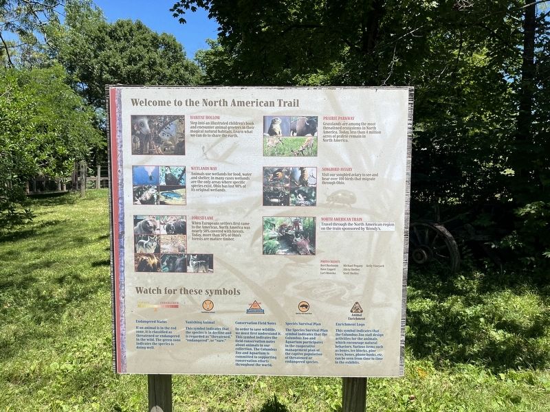 Welcome to the North American Trail Marker. Click for full size. Welcome to the North American Trail Marker image. Click for full size.