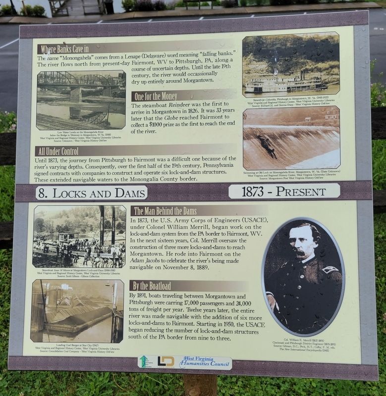 Locks and Dams Marker image. Click for full size.