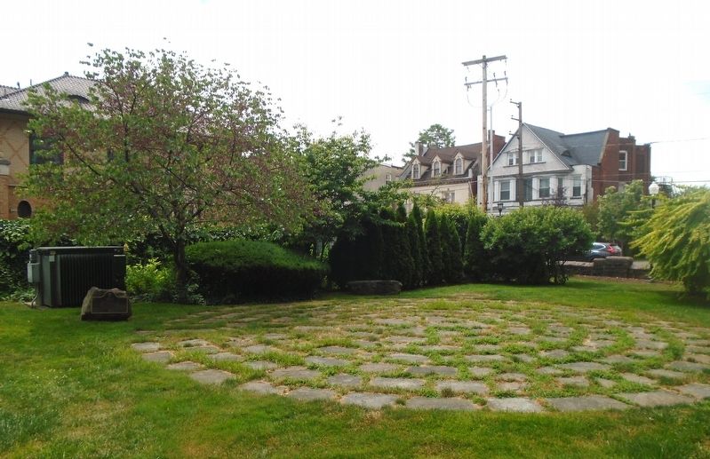 The Wilkes Labyrinth and Marker. Click for full size. The Wilkes Labyrinth and Marker image. Click for full size.