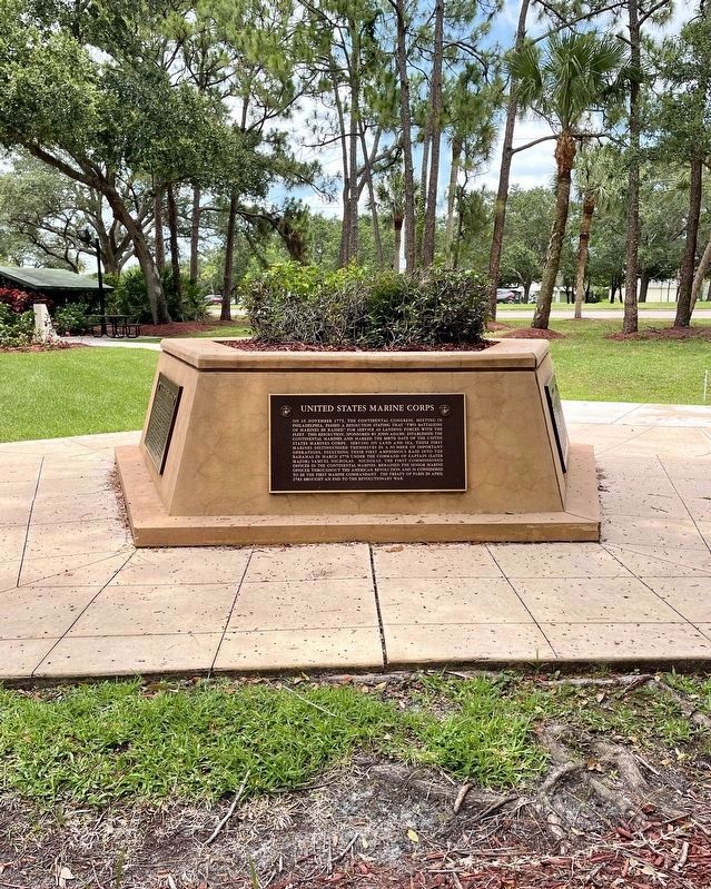 United States Marine Corps Marker. Click for more information. United States Marine Corps Marker image. Click for more information.