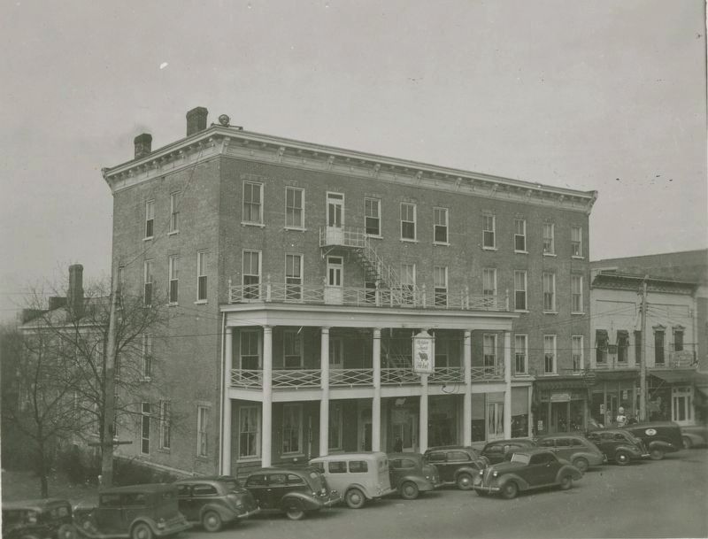 <i>Photo of Golden Lamb from across the street</i>. Click for full size. <i>Photo of Golden Lamb from across the street</i> image. Click for full size.