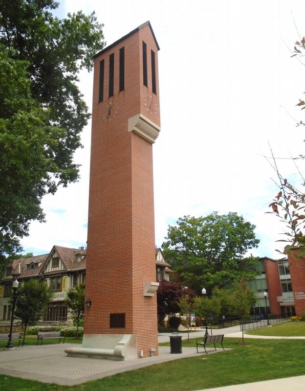 The Burns Alumni Tower and Carillon image. Click for full size.