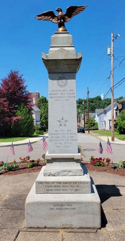 Soldiers Memorial Monument. Click for full size. Soldiers Memorial Monument image. Click for full size.