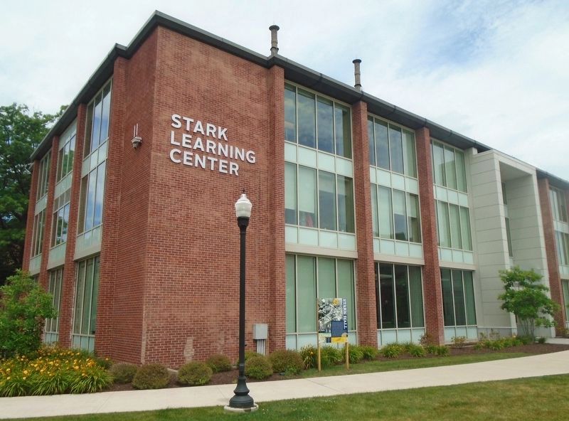 Stark Learning Center and Marker image. Click for full size.