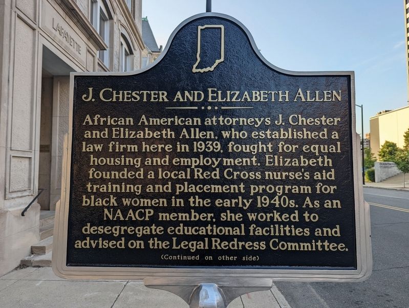 J. Chester and Elizabeth Allen Marker image. Click for full size.
